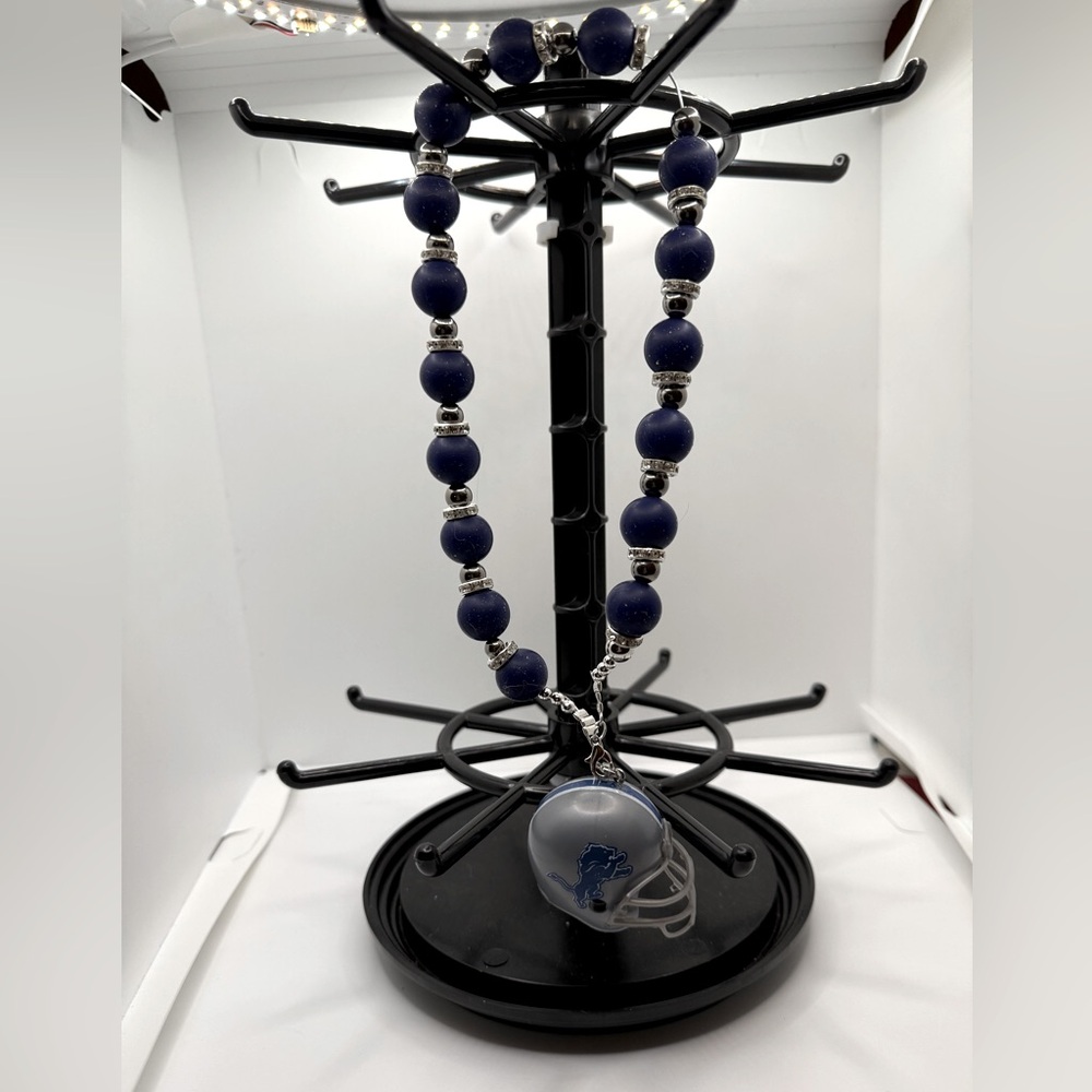 Detroit Lions Rearview Mirror Charm